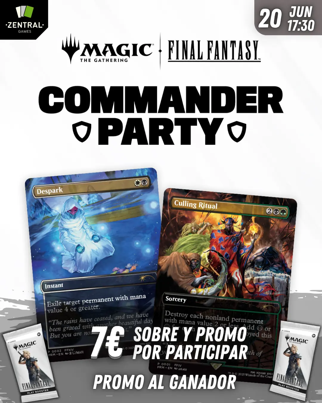 COMMANDER PARTY FINAL FANTASY - MTG | Zentral Games