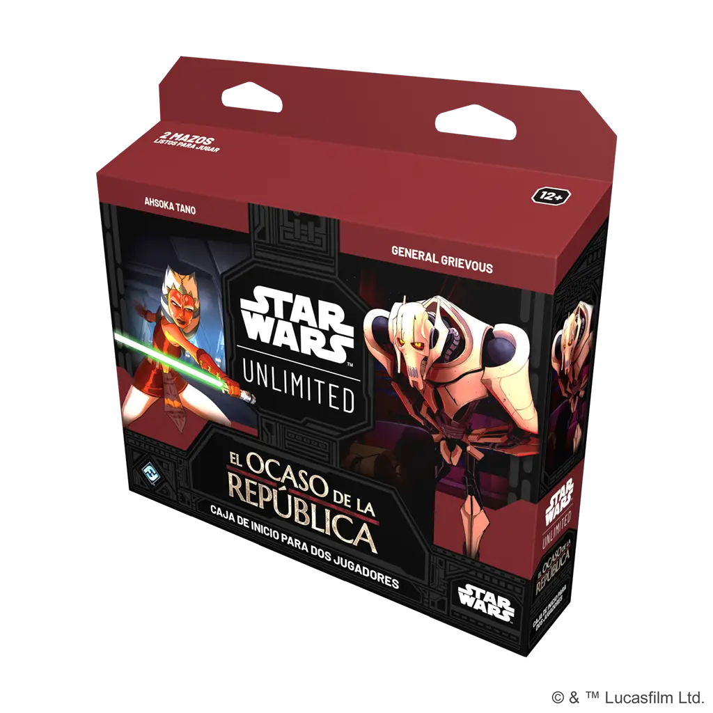 STAR WARS UNLIMITED (SWU) - OCASO DE LA REPUBLICA (TWR) STARTER DECK