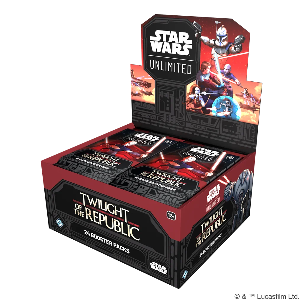 STAR WARS UNLIMITED (SWU) - EL OCASO DE LA REPÚBLICA (TWR) CAJA ESPAÑOL