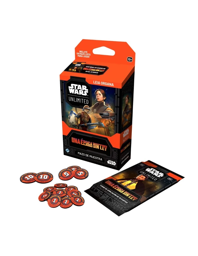 SWU: Una época sin ley Mazos de muestra - Leia Organa ESPAÑOL