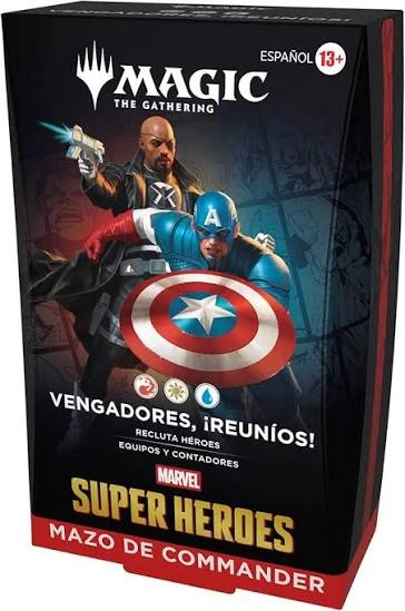 Commander Magic The Gathering: Marvel Super Heroes - "Vengadores ¡Reuníos!" ESPAÑOL