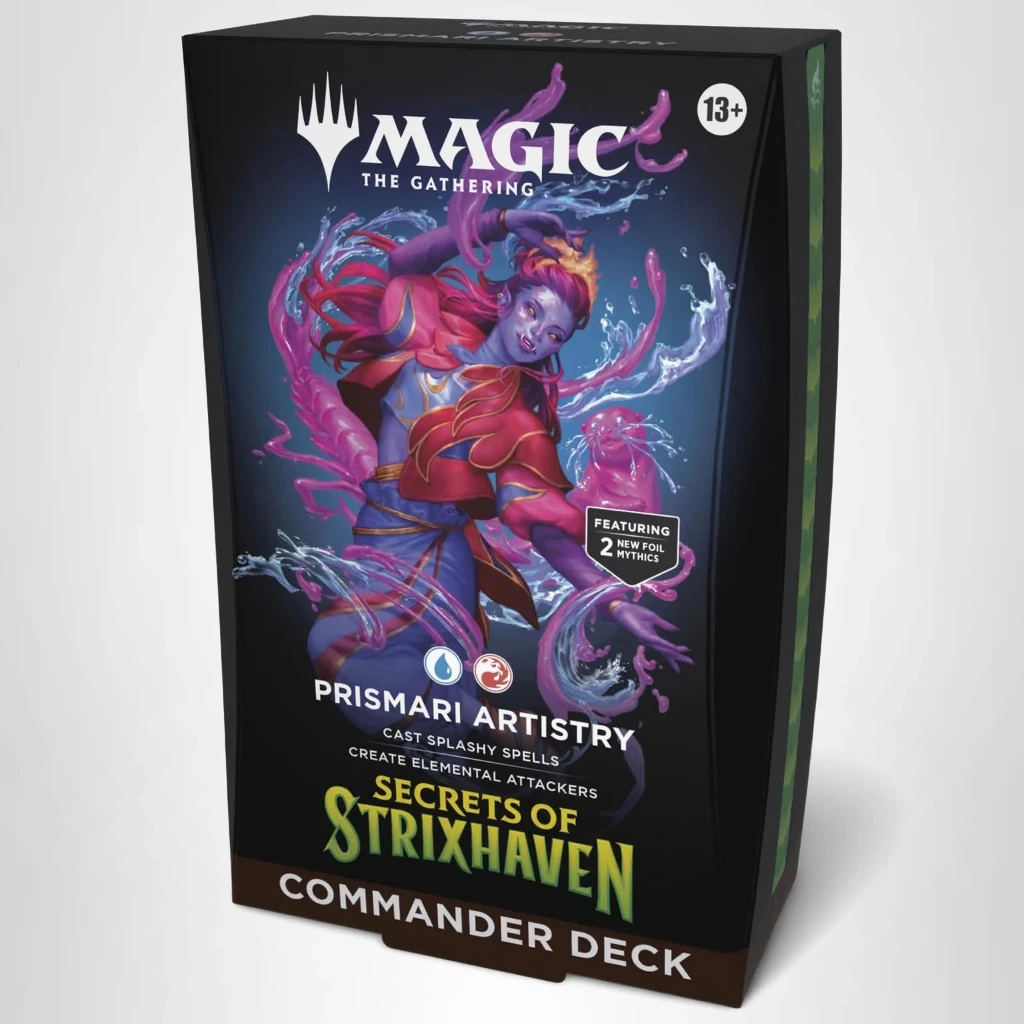 Commander Magic The Gathering: Secrets of Strixhaven - "Prismari Artistry" INGLES