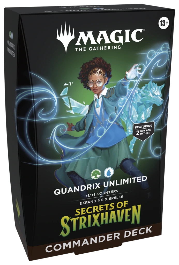 Commander Magic The Gathering: Secrets of Strixhaven - "Quandrix Unlimited" INGLES