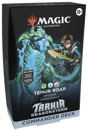 [MTG-TARKDRAG-COMM-05-ES] MTG Commander TARKIR: Dragonstorm - Temur Roar Español